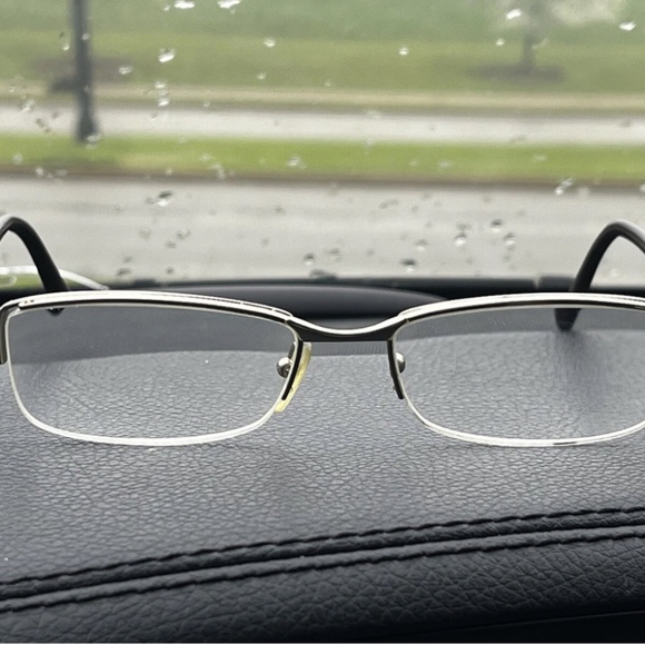 Prada Eyglasses Gold Metal Frame Made in Italy - Need TLC - Picture 1 of 8